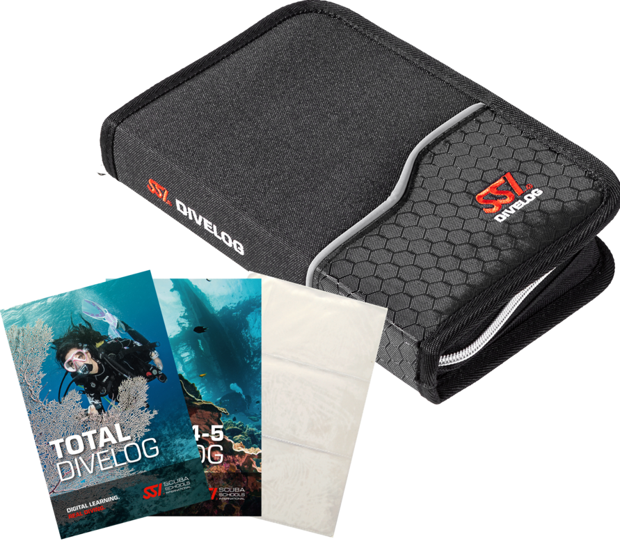 LOG BINDER DELUXE ZIP TOTAL DIVELOG - SSI LOGBUCH DELUXE