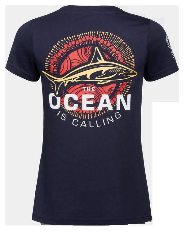 T-SHIRT ROUNDNECK OCEAN IS CALLING WOMEN