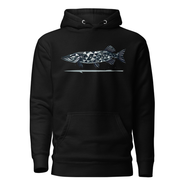 5bar.ch -  Polygon Hecht Kapuzenpullover / Hoodie