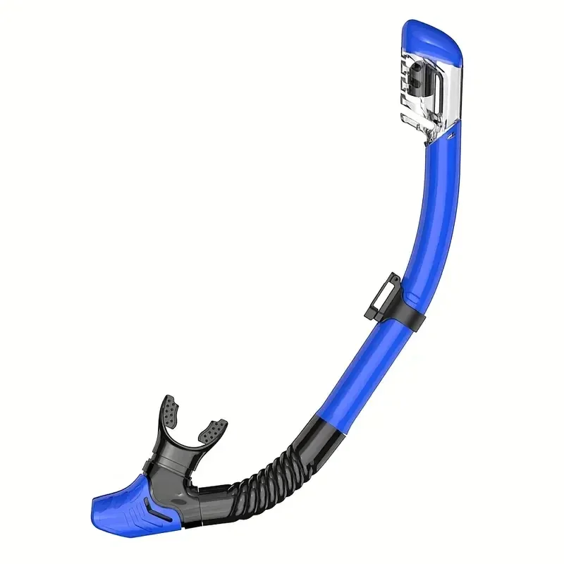 Schnorchel mit Trocken & Sicherheitsventil - Blau/Schwarz