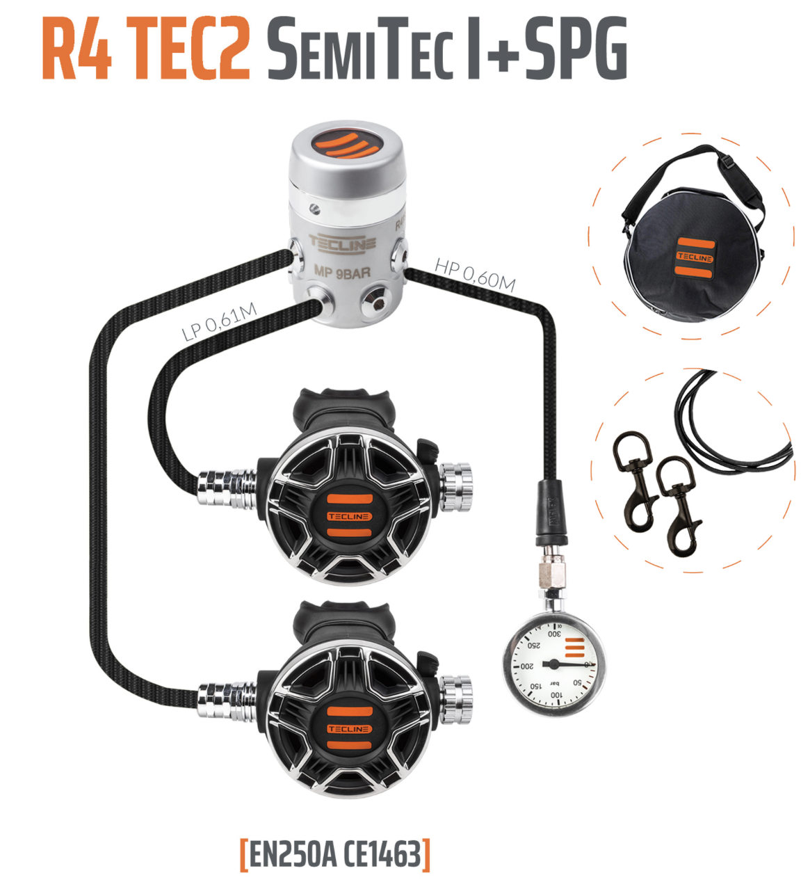 Tecline R4 Tec2 Semi Tec1 inkl. SPG