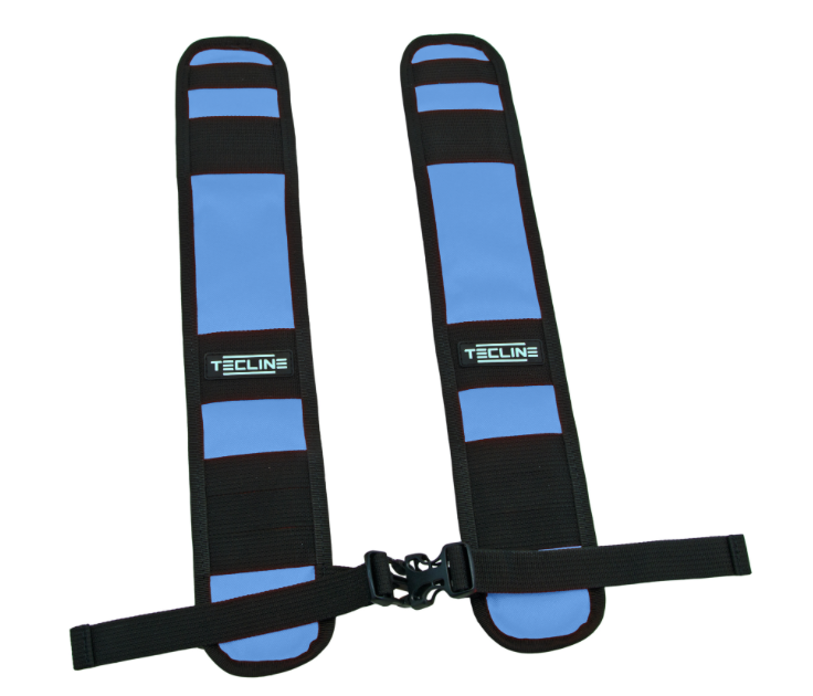 Set of shoulders for harness TecLine Comfort - Blue