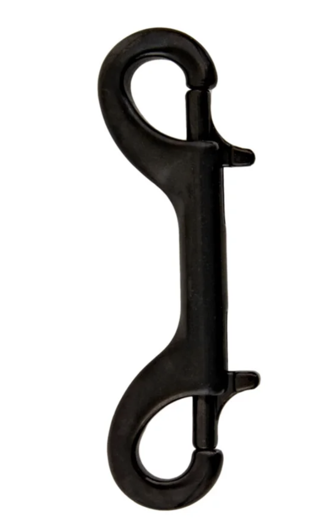 Tecline -  SS double ender snap 90 mm, black - Military Line