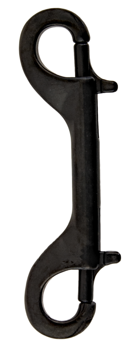 Tecline - SS double ender snap 115 mm, black - Military Line