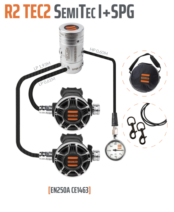 Tecline Regulator R2 TEC2 SemiTec I set with SPG - EN250A