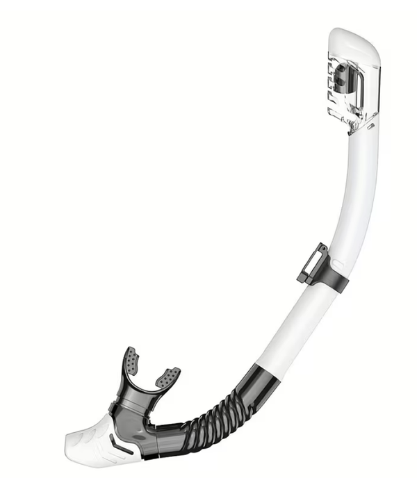 Schnorchel mit Trocken & Sicherheitsventil - Weiss