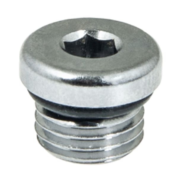 HP plug 7/16" I-st st., chrom - ver.2