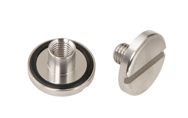 Tecline - SS nut and bolt with o-ring short (10 mm)