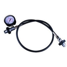 Überströmschlauch mit Manometer 300bar