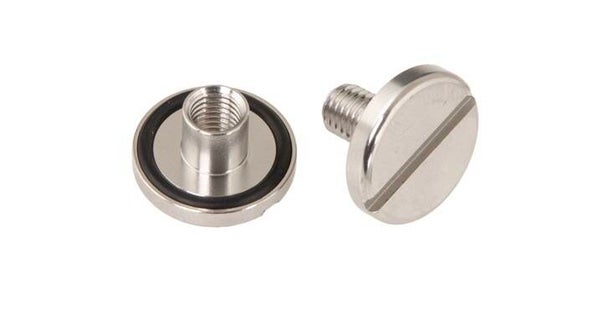 Tecline - SS nut and bolt with o-ring long (14 mm)