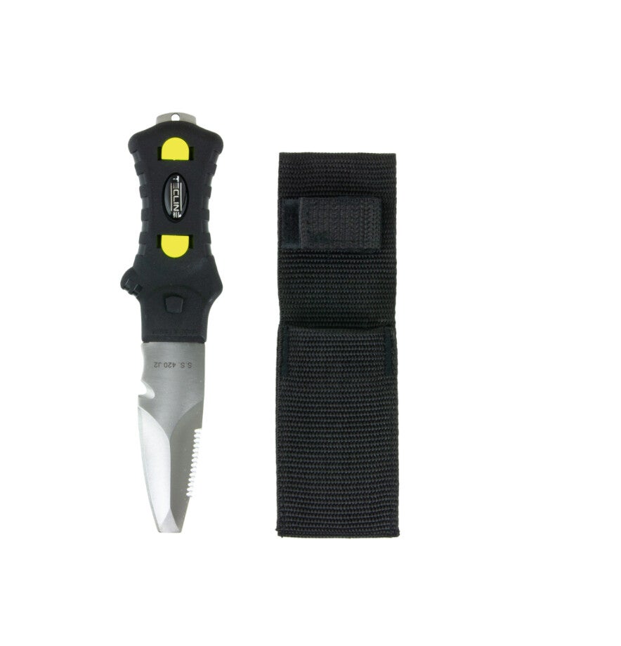 Tecline - KNIFE MINIRAZOR BETA BLACK, NYLON POUCH