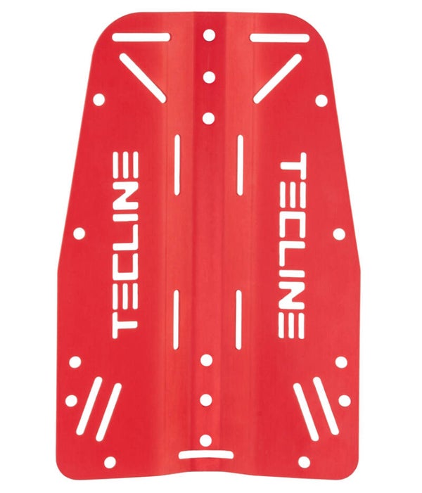 Tecline - STANDARD BACKPLATE ALU 3 MM, (0,85 KG) RED
