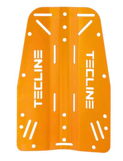 Tecline - STANDARD BACKPLATE ALU 3 MM, (0,85 KG) ORANGE