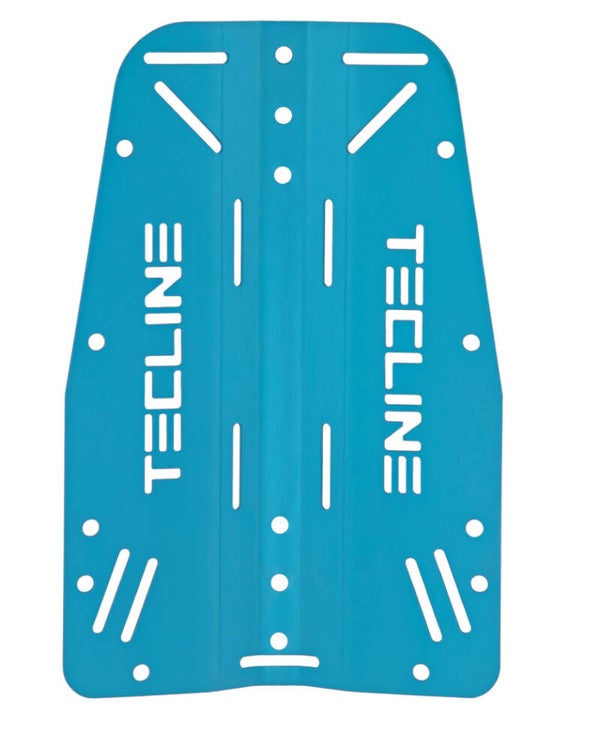 Tecline - STANDARD BACKPLATE ALU 3 MM, (0,85 KG) BLUE