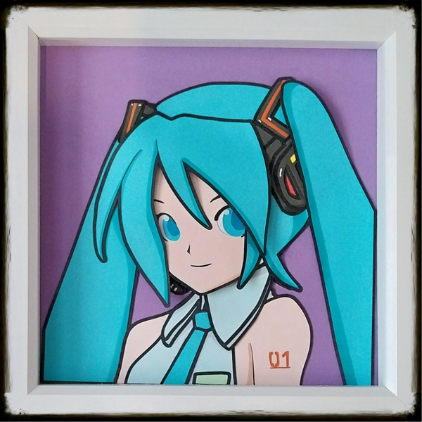 HATSUNE MIKU 20 x 20cm