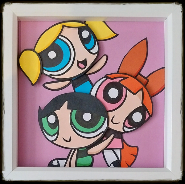 POWERPUFF GIRLS 20 x 20cm
