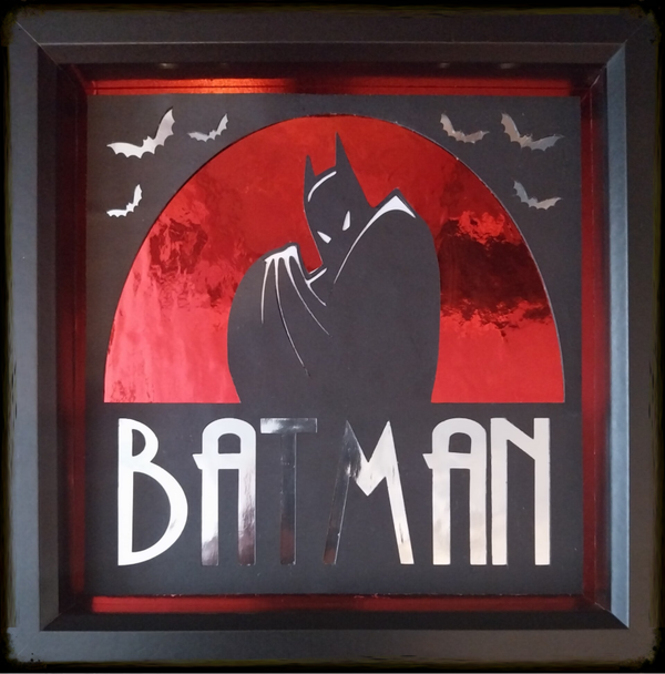 BATMAN SILHOUETTE 20 x 20cm