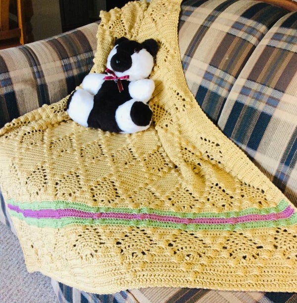 Pineapple Puff Afghan