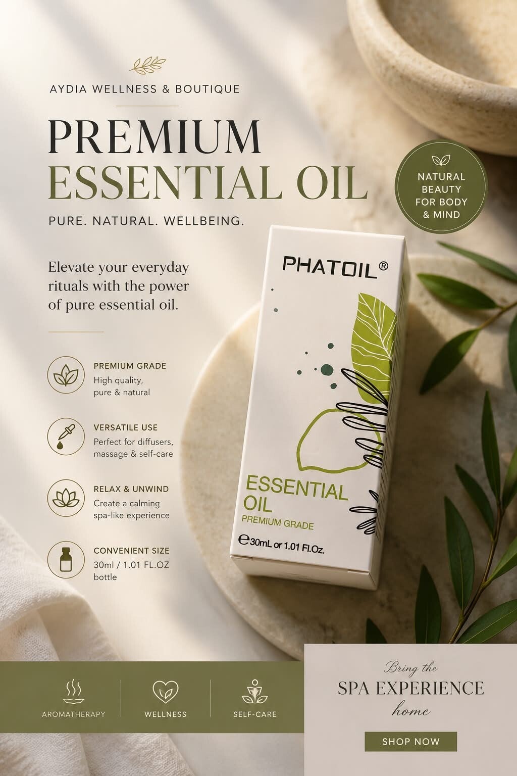 Premium Essential Oil - 30ml