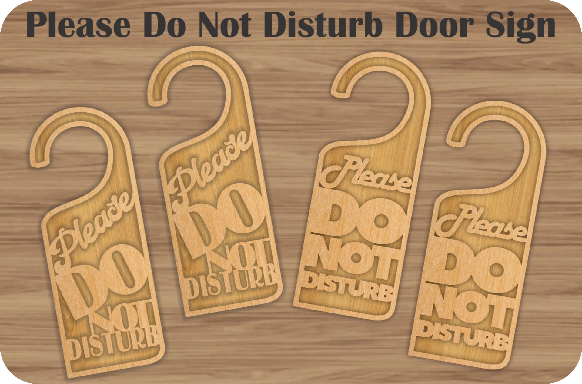 Eco-Friendly Hotel Door Hangers