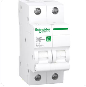 Schneider Residential - RESI9 automaat 2P 16A C 3kA