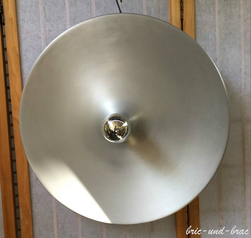 vintage Wand- oder Deckenleuchte aus Aluminium der 70er Jahre im Space age Design Tulip