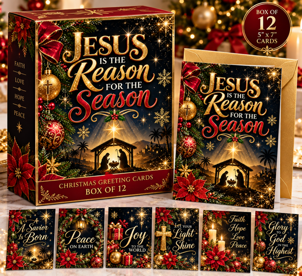 Jesus Is the Reason for the Season box of 12