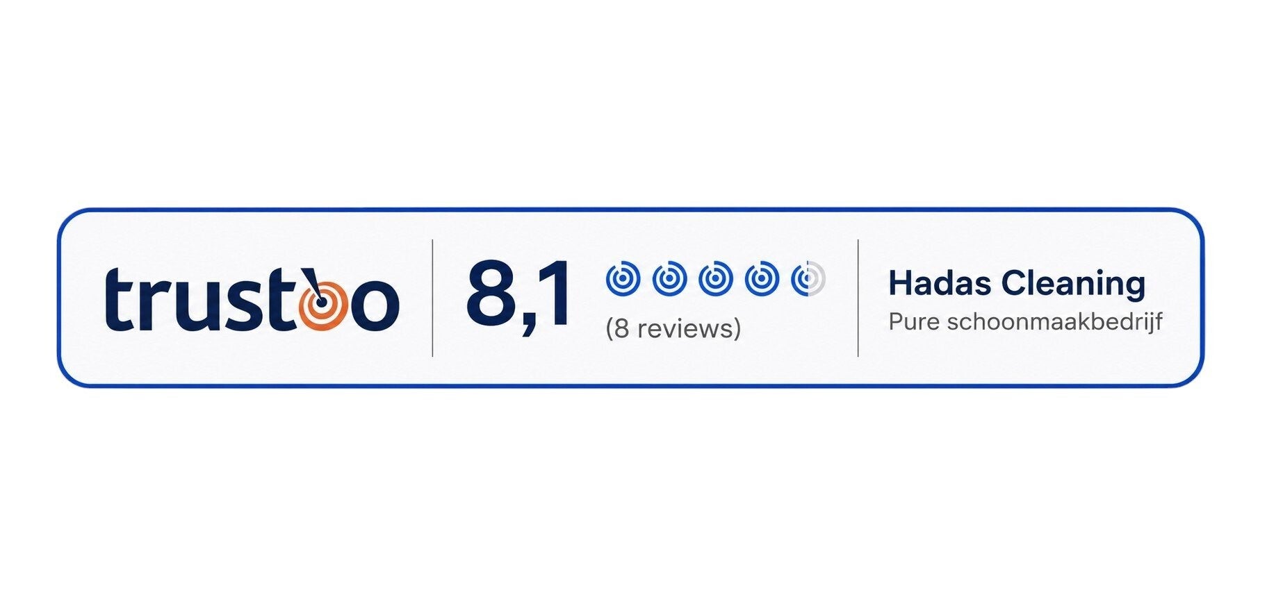 Onze Review klantenwaardering op Trustoo