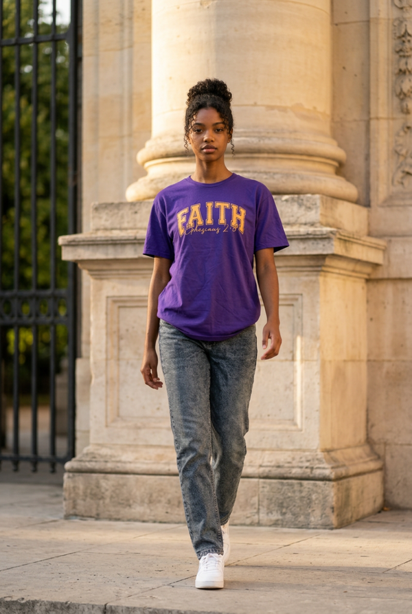Faith Paars met Goud