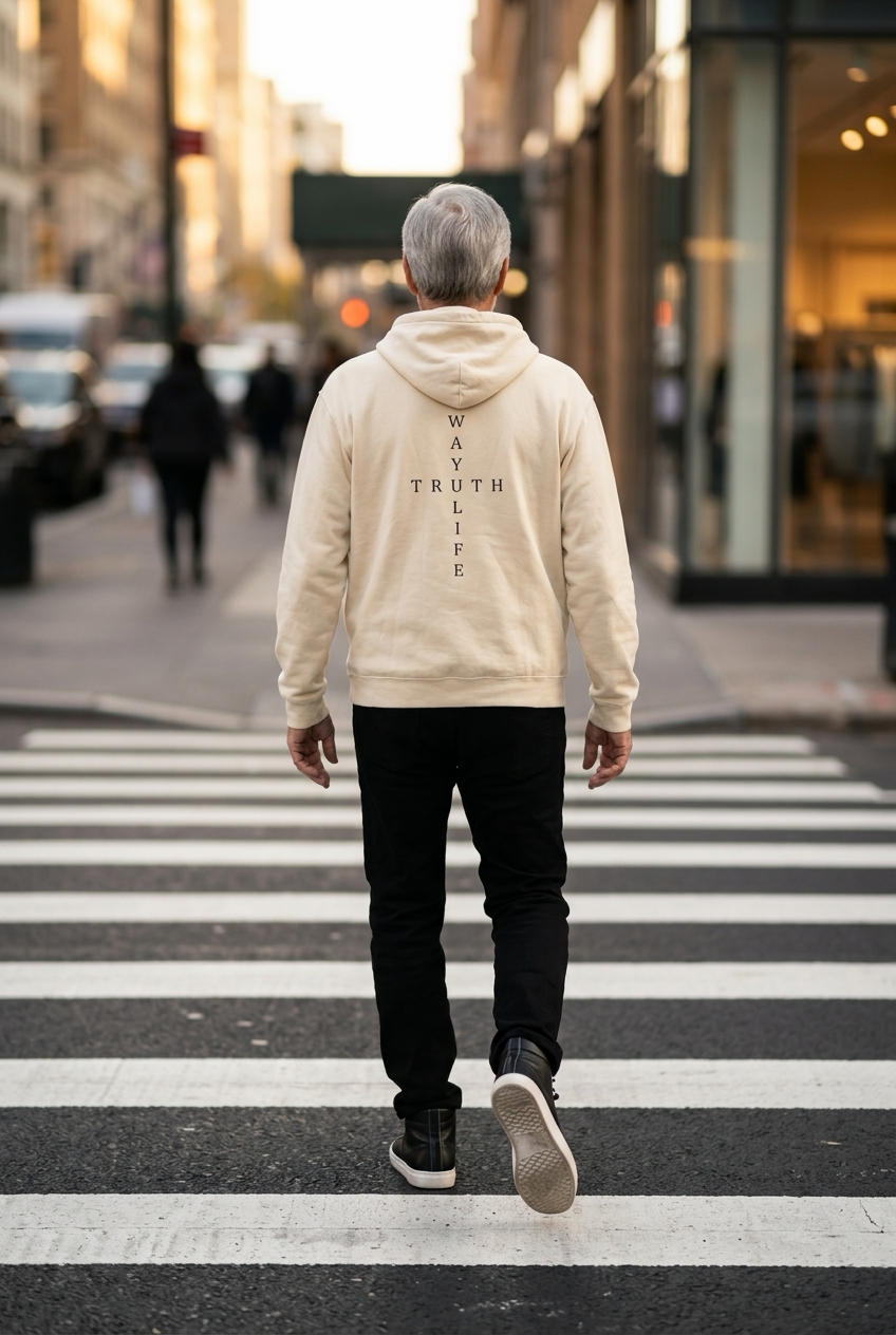 Way, Truth, Life Hoodie Vanilla Milkshake