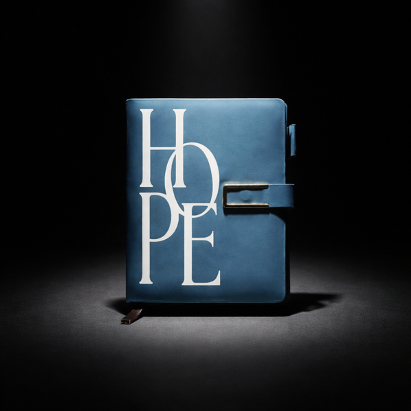 Hope Notitie Boek Blauw