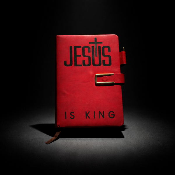 Jesus is King Notitie Boek Rood