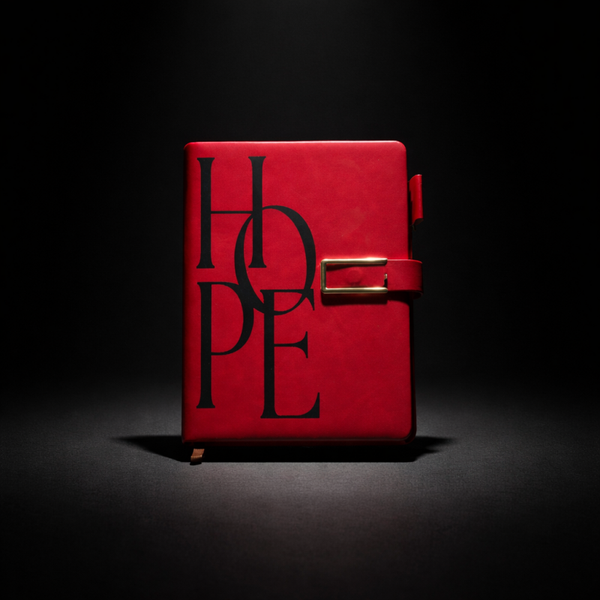 Hope Notitie Boek Rood