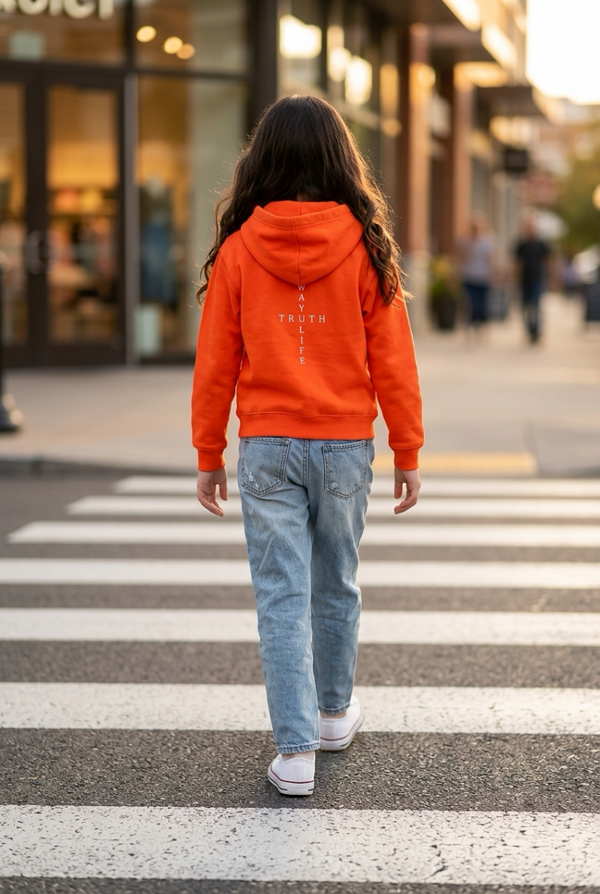 Way Truth Life oranje en Wit