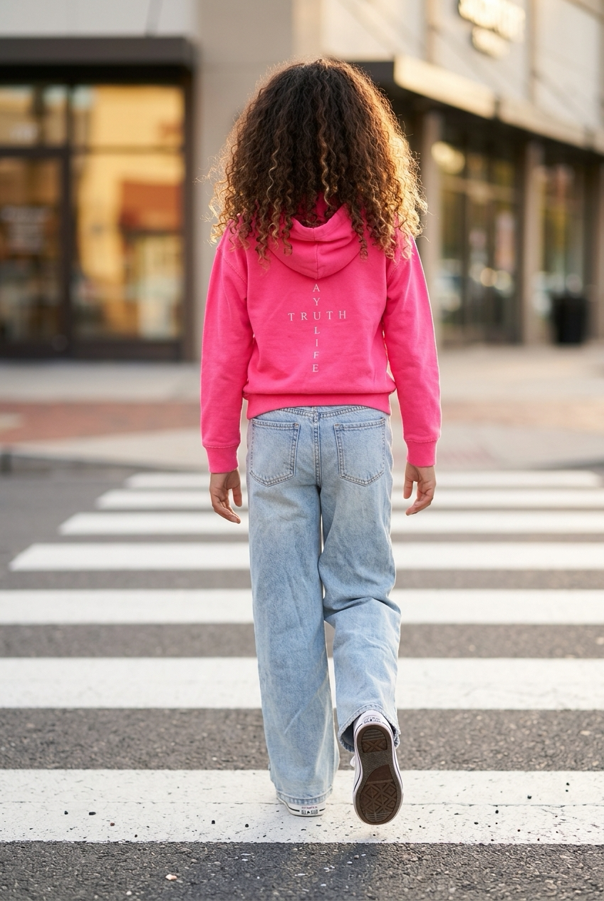 Way Truth Life Roze en Wit