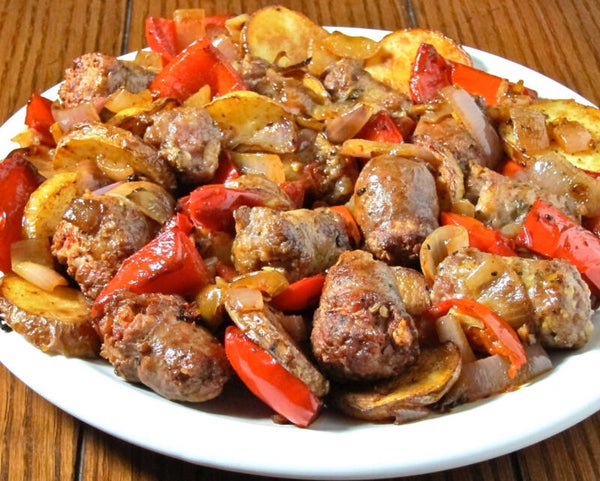 Sausage Onions and Peppers
