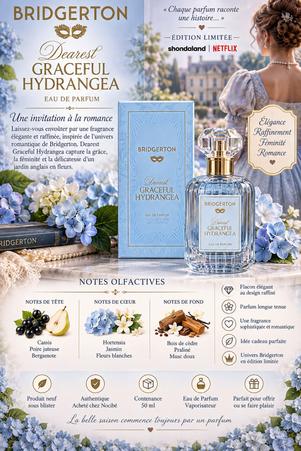 💙 BRIDGERTON – DEAREST GRACEFUL HYDRANGEA 💙