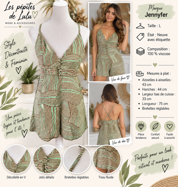✨ Combishort Jennyfer – Taille L – Neuve avec étiquette ✨