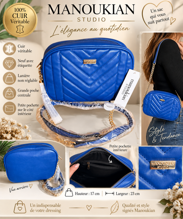 👜 Sac à main MANOUKIAN Studio – Cuir – Neuf avec étiquette