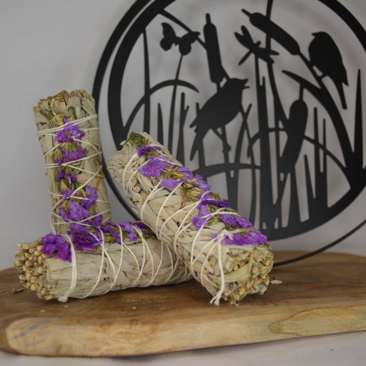 sauge blanche lavande de mer poupre