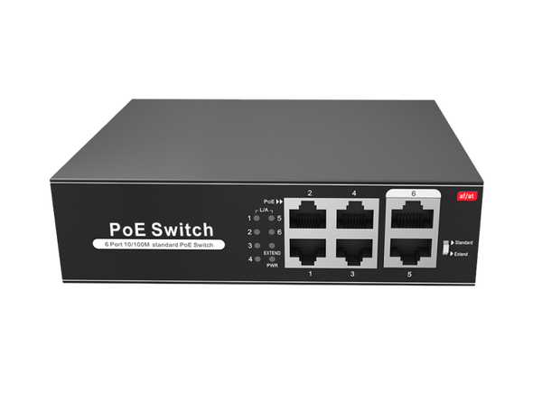 4 Poort POE Switch