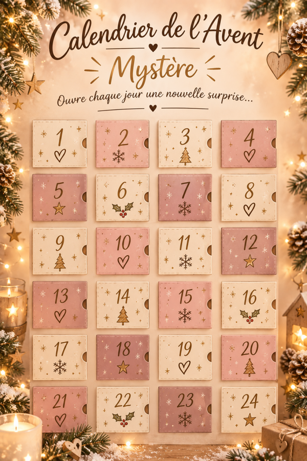 Calendrier de l'Avent - 24 cases