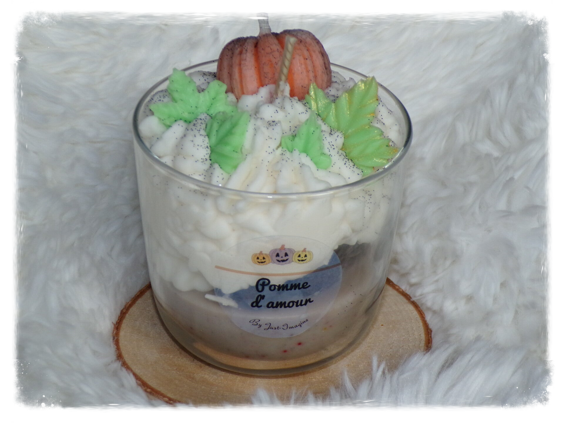 Bougie Halloween - Pomme d'amour