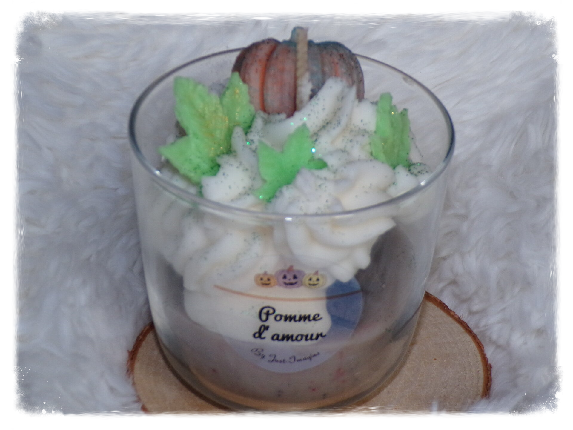 Bougie Halloween - Pomme d'amour