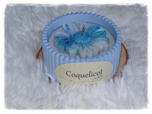 Bougie coquelicot