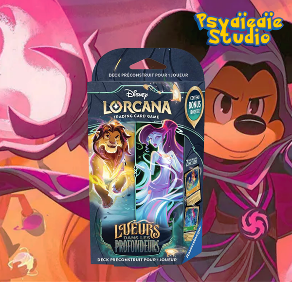 Deck de démarrage - Lorcana Chapitre 10 - "Lueurs Dans Les Pronfondeurs"