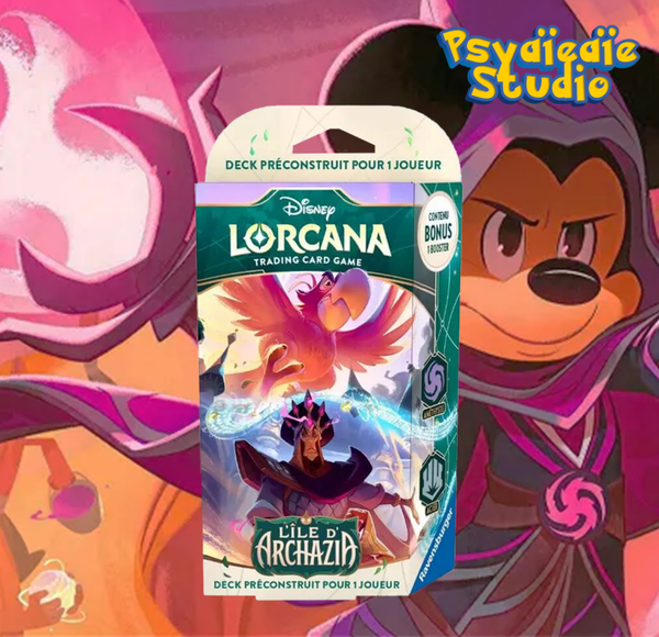 Deck de démarrage - Lorcana Chapitre 7 - "L'Île d'Archazia"