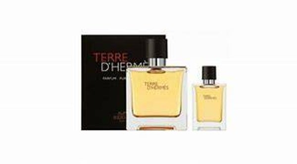 Hermes Terre d'Hermes Parfum 2Pcs Gift Set for Him