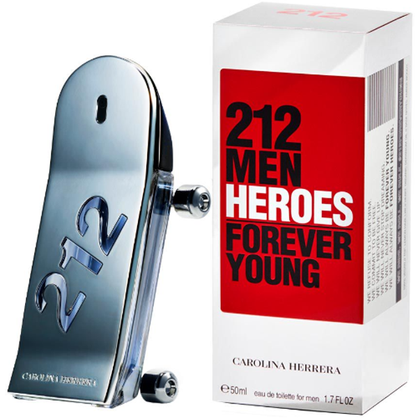 Carolina Herrera 212 Men Heroes Forever Young EDT For Him 50 ml