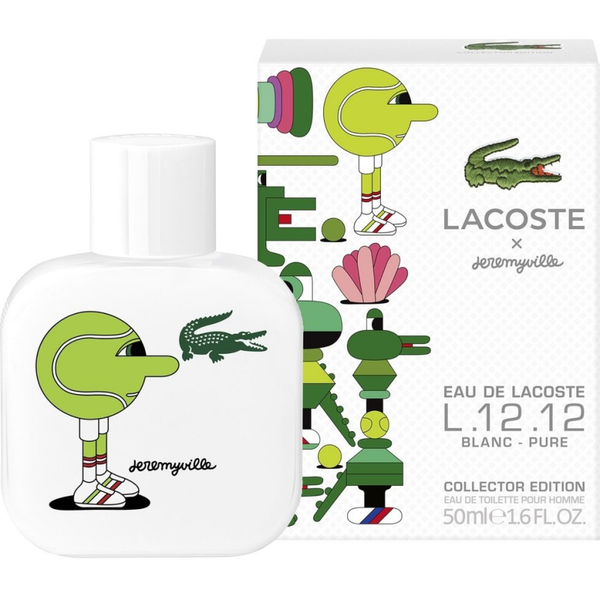 Lacoste x Jeremyville Eau de Lacoste L.12.12 Blanc Pure For Him EDT 50ml